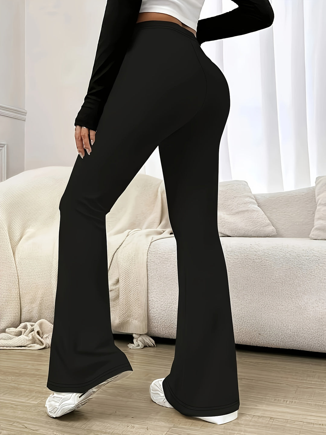 Genevieve | High-Waist Flared Pants
