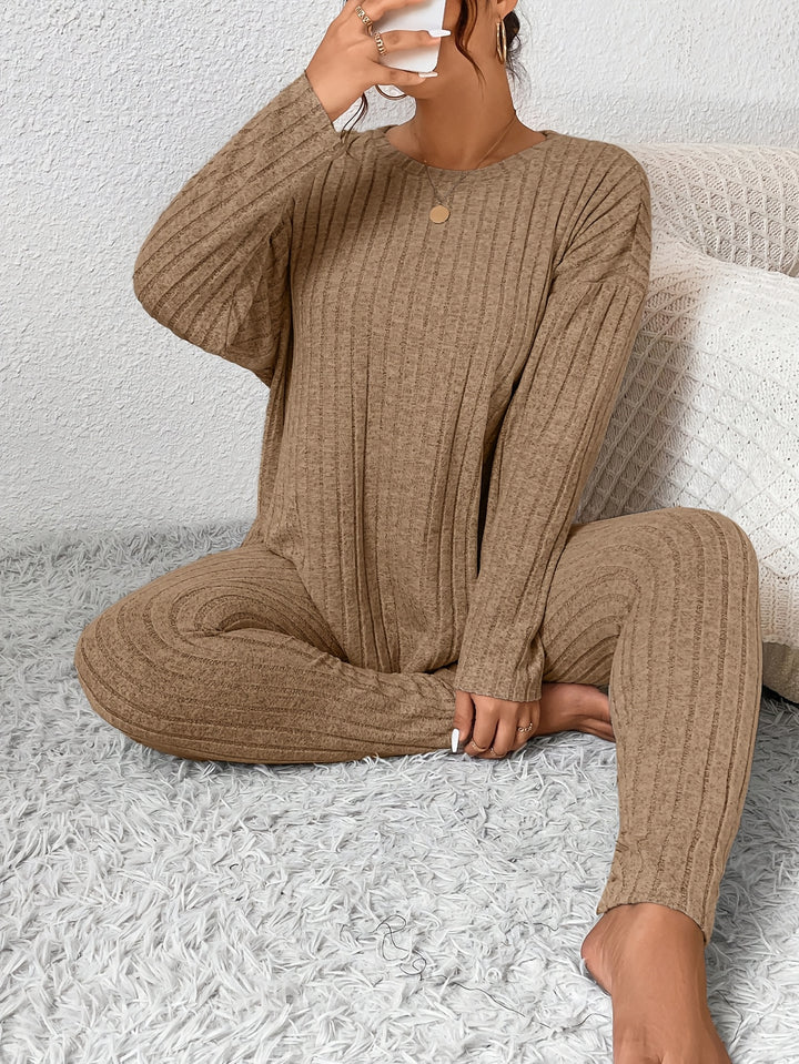 Marlowe | Ribbed Lounge Two-Piece Set