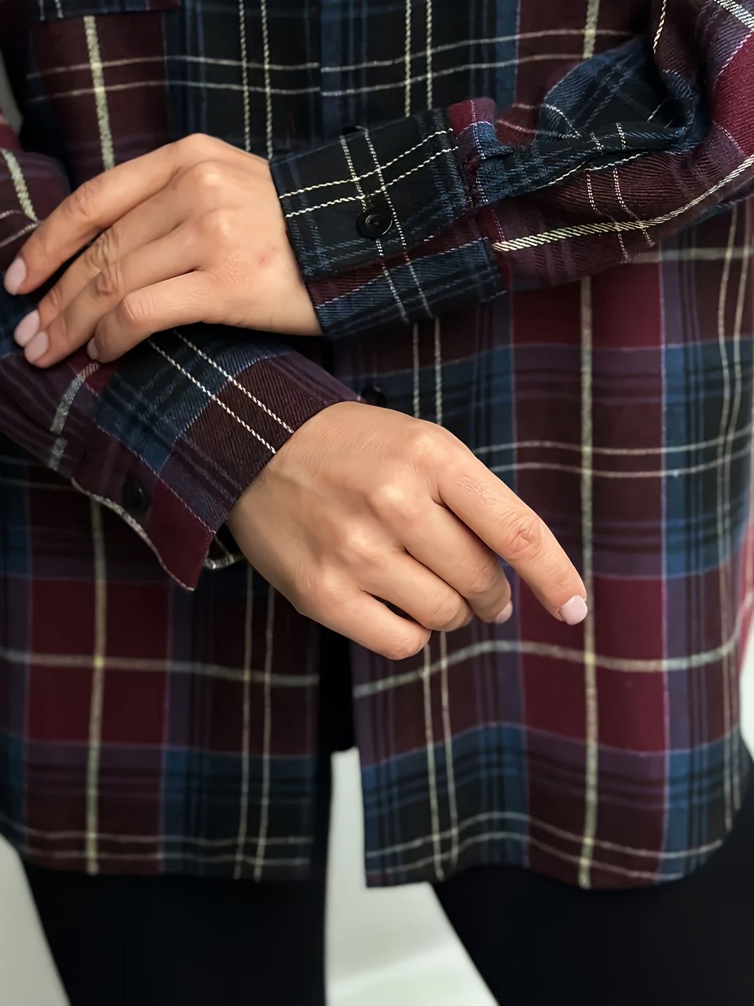 Rosemary | Relaxed Checkered Shirt