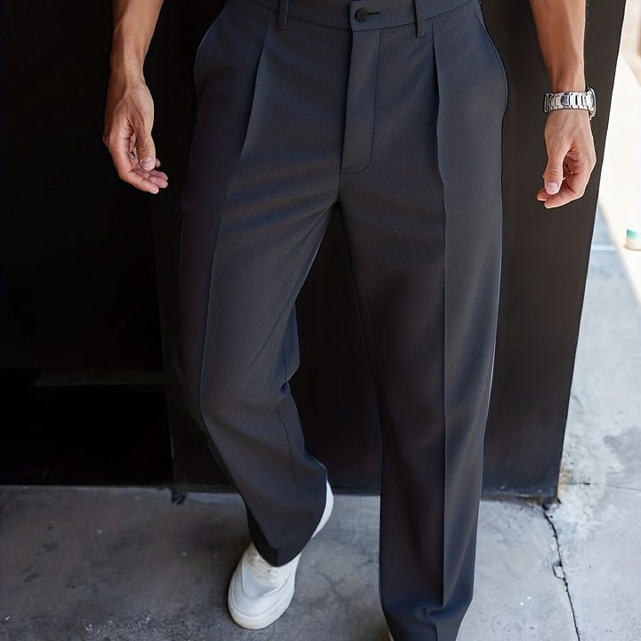 Carson | Tailored Straight-Leg Pants