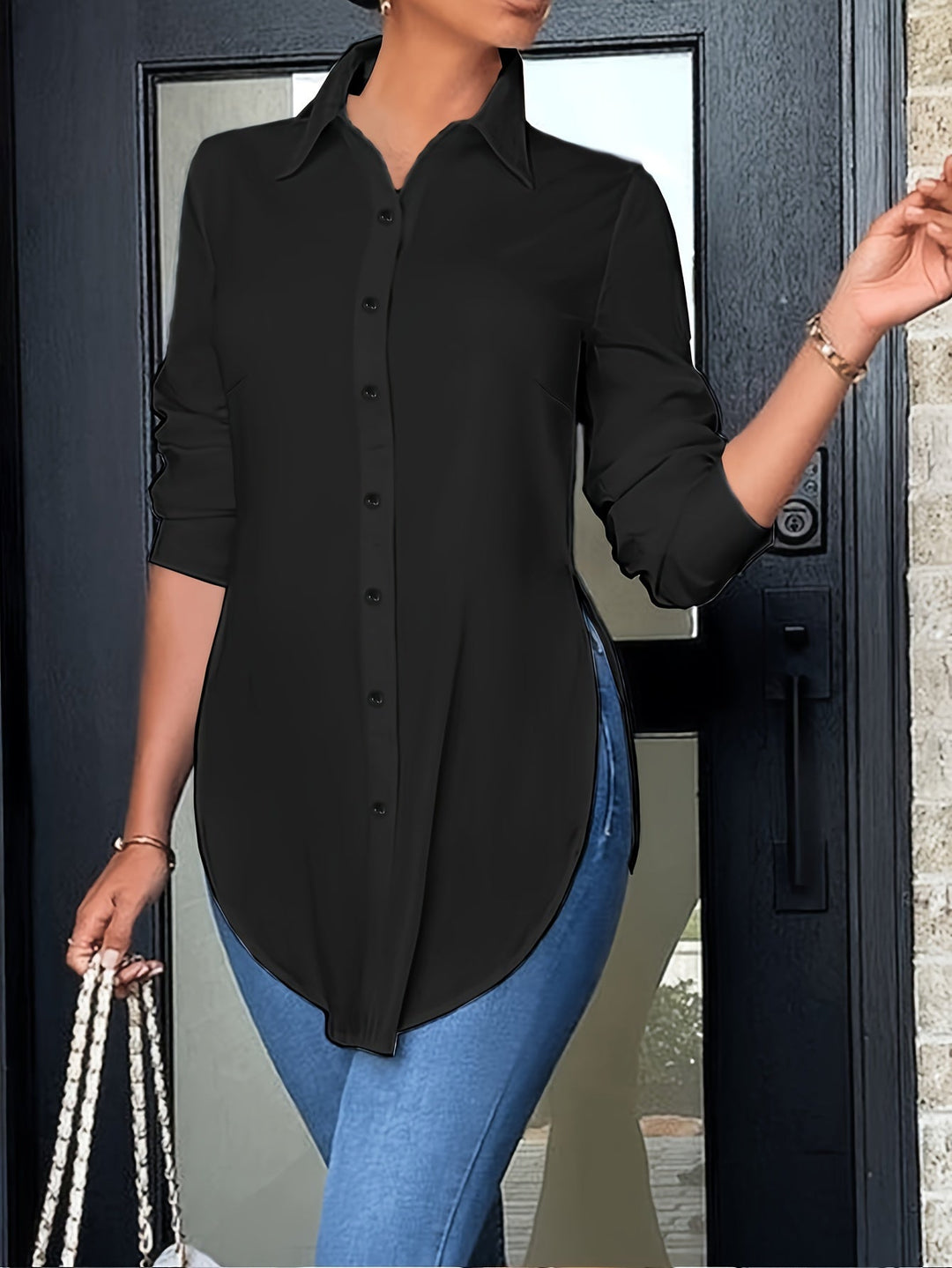 Katherine | Refined Button-Front Blouse