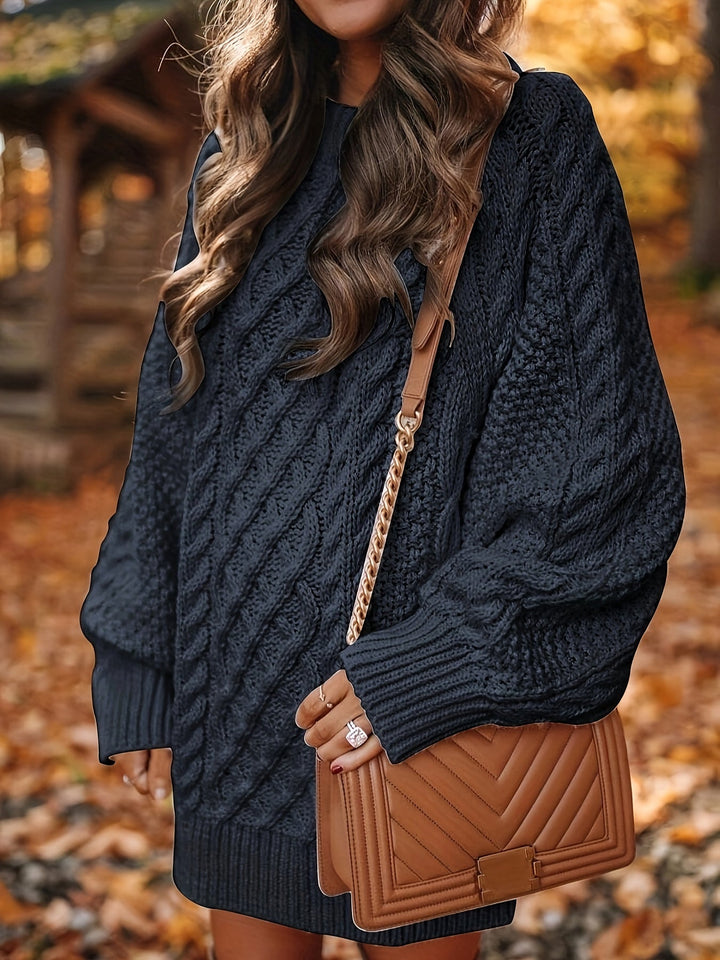 Tessa | Cable-Knit Sweater Dress