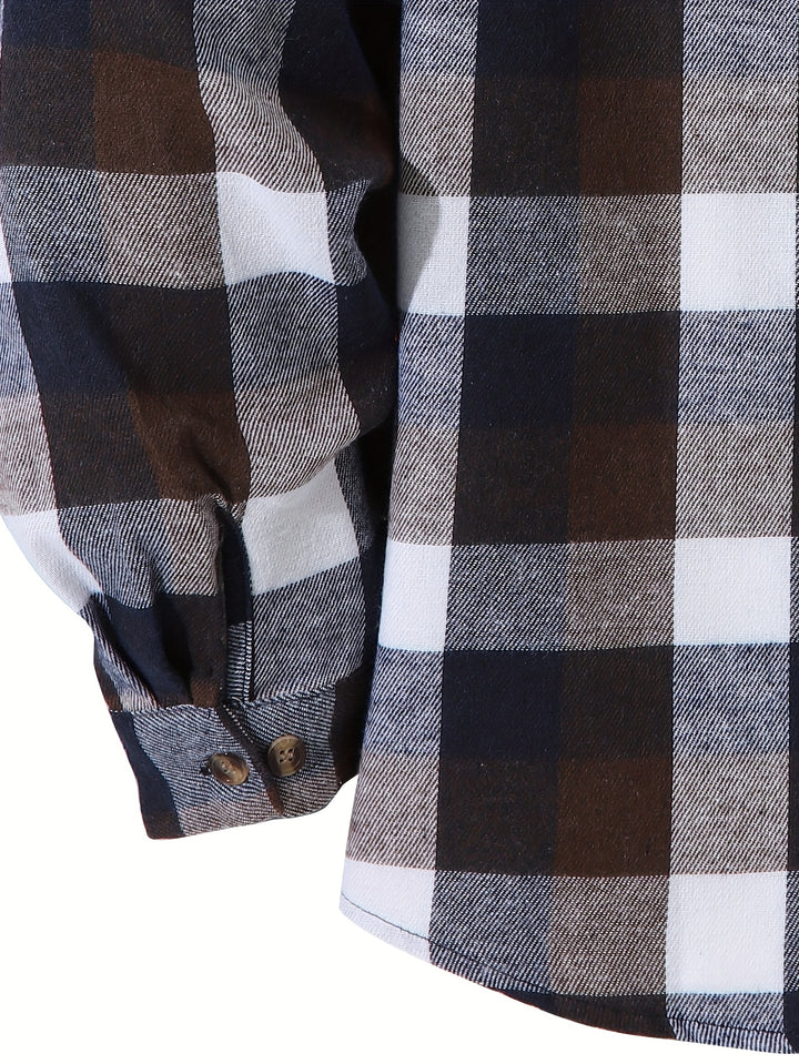Rory | Rugged Hooded Button-Up Shirt