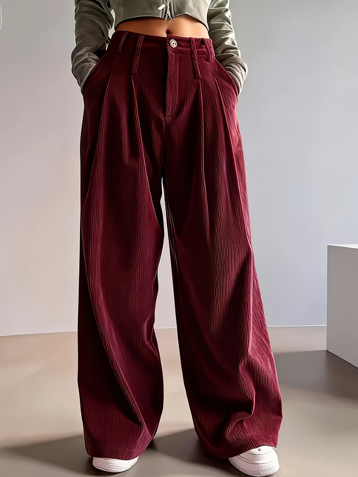 Harriet | Pleated Wide-Leg Pants