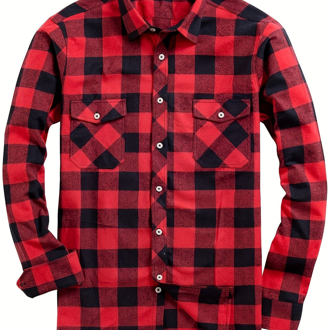 Grady | Classic Plaid Button-Up Shirt