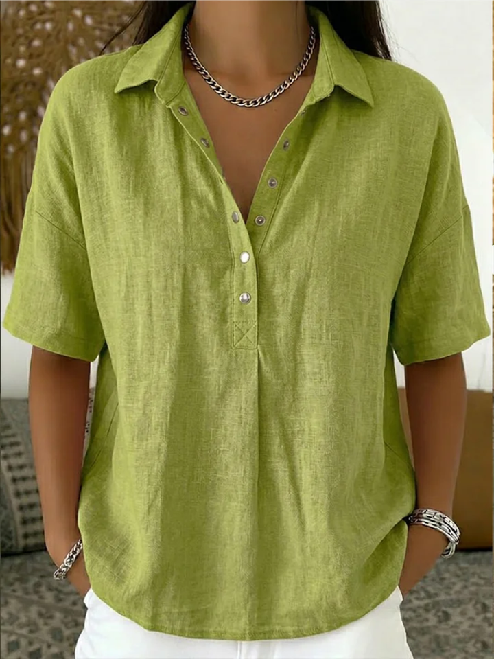 Bianca | Casual Button-Up Collar Shirt
