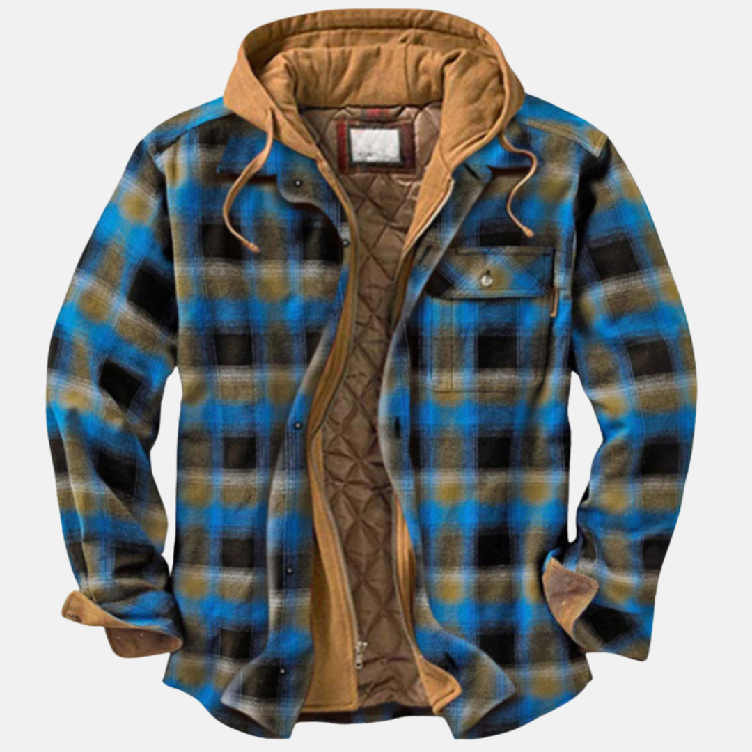 Rowan | Rugged Hooded Plaid Jacket