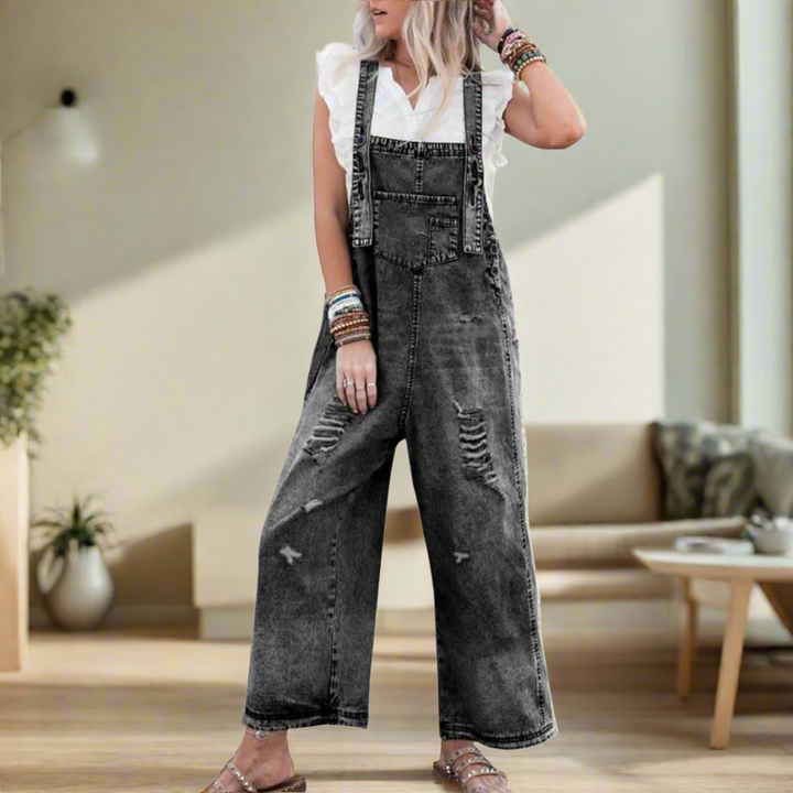 Matilda | Relaxed Denim Dungarees