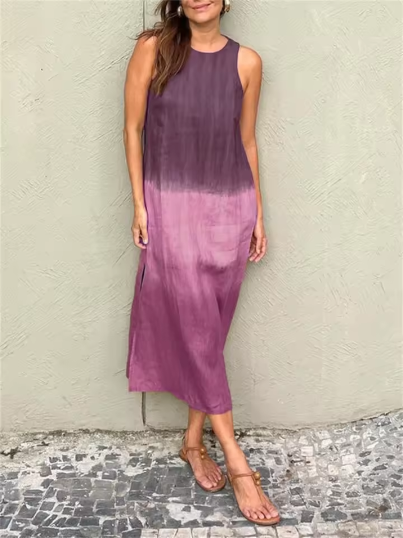 Pearl | Casual Sleeveless Round Neck Dress