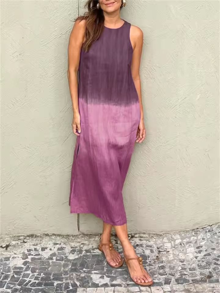 Pearl | Casual Sleeveless Round Neck Dress