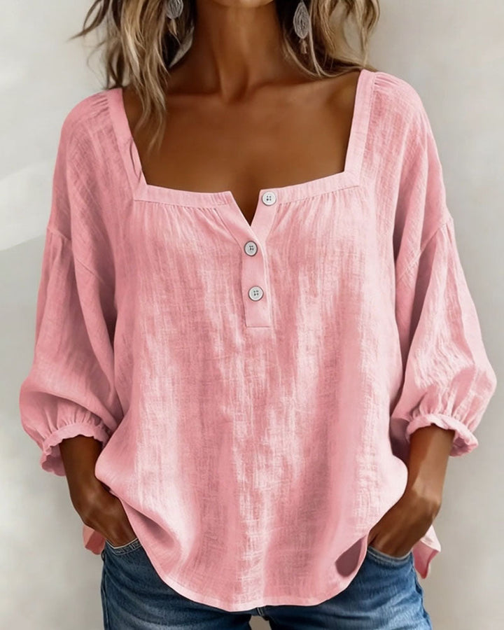 Annika | Stylish Relaxed Button Blouse