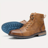 Bradley | Cap-Toe Lace-Up Boots
