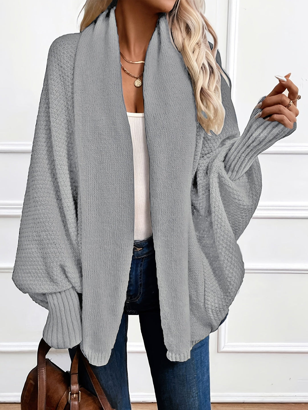 Rosalyn | Draped Shawl-Collar Cardigan