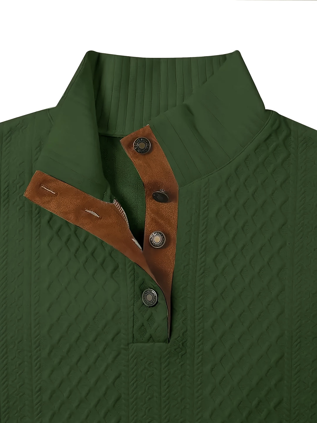 Sawyer | Textured Stand-Collar Sweater
