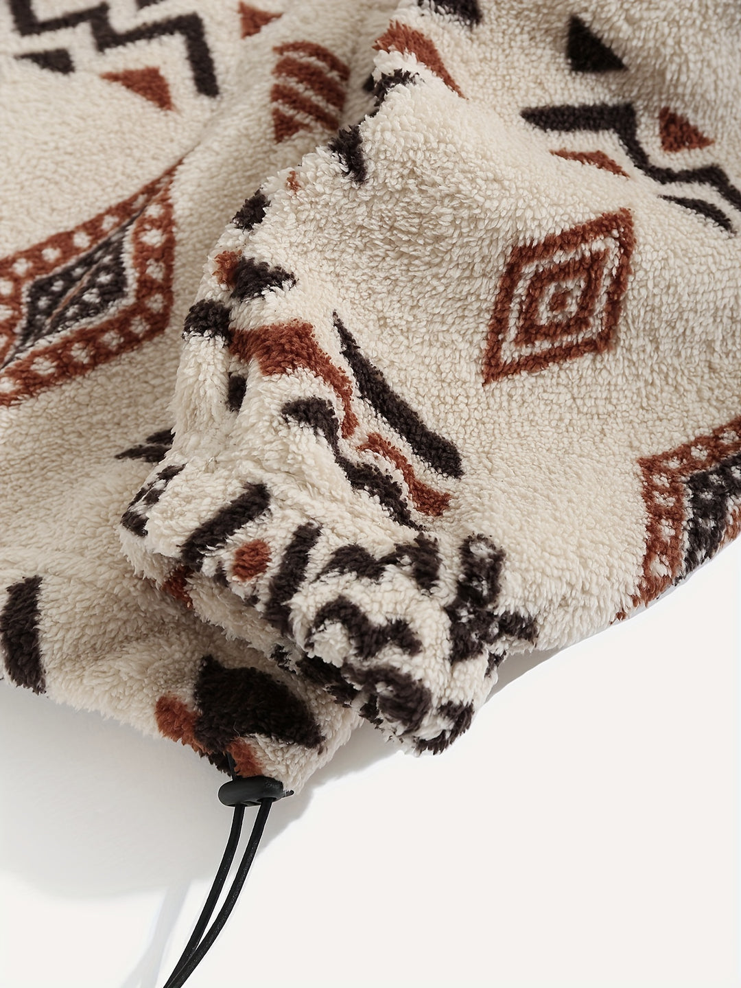 Winifred | Patterned Cozy Zip-Up Jacket