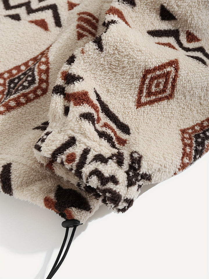 Winifred | Patterned Cozy Zip-Up Jacket