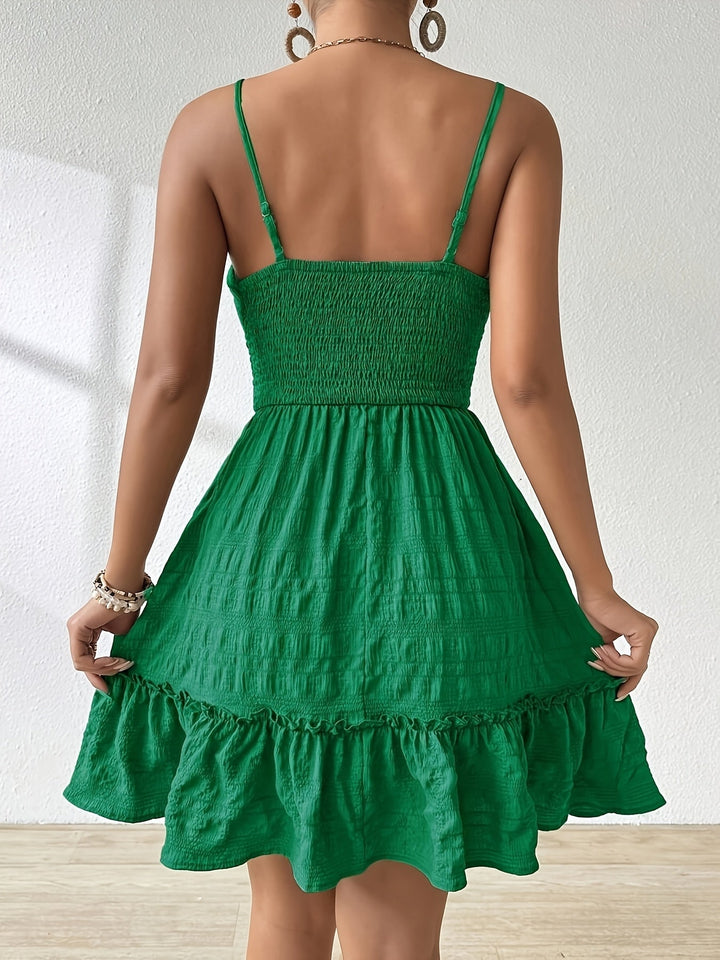Sienna | Ruffle Hem Mini Dress