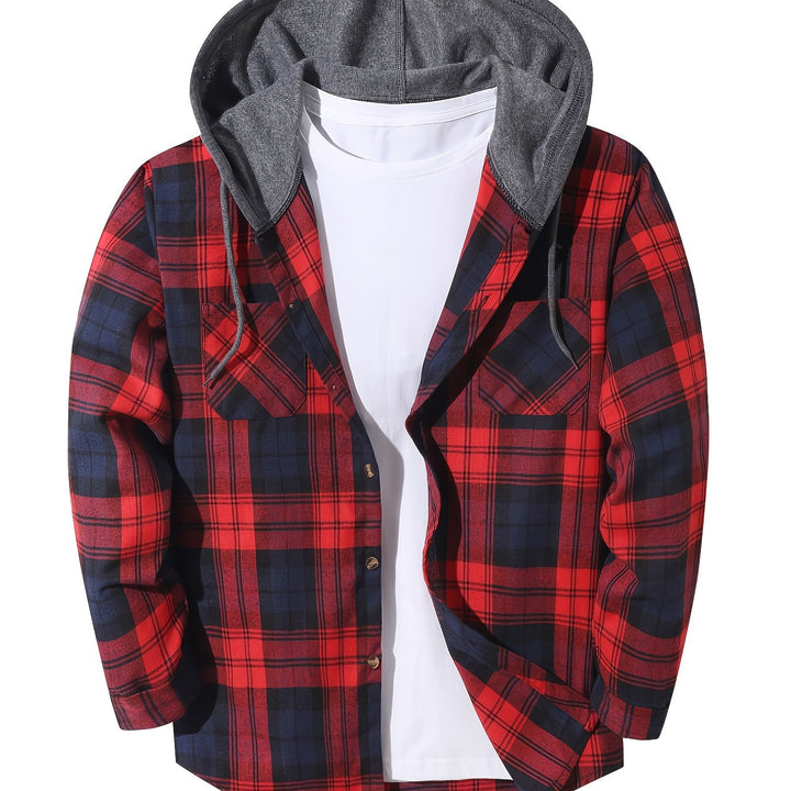 Rory | Rugged Hooded Button-Up Shirt