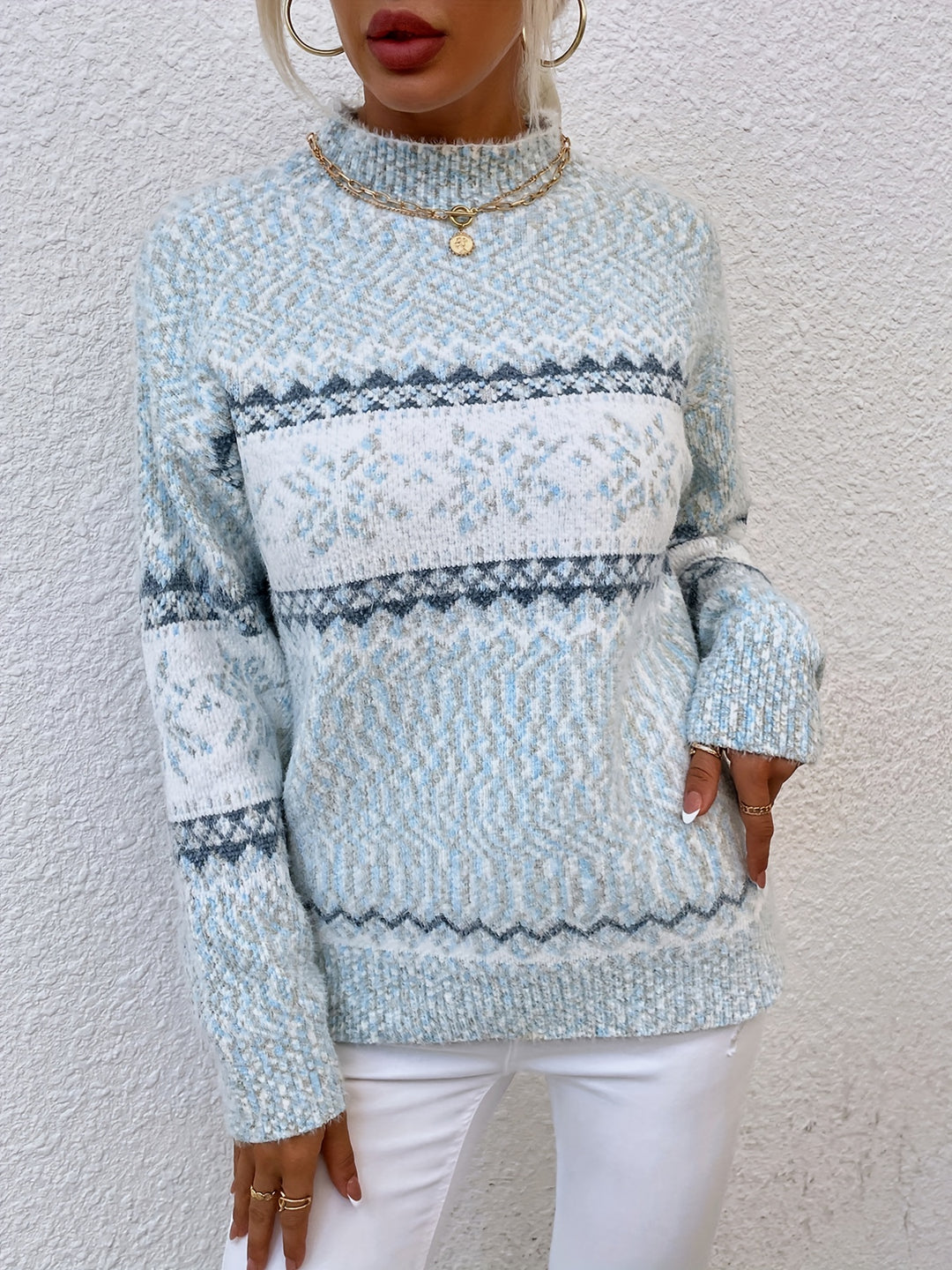 Elspeth | Snowflake Christmas Sweater