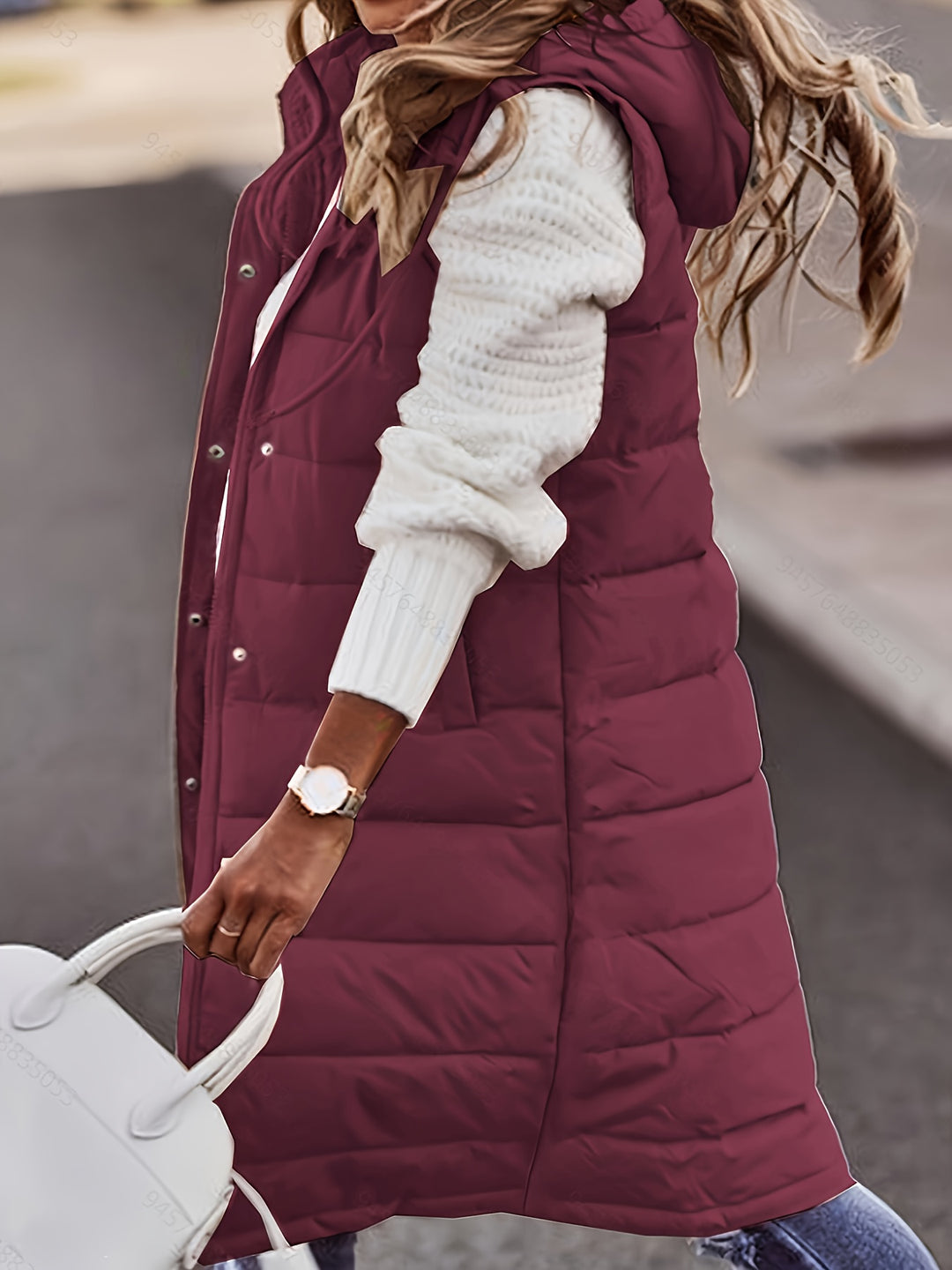 Odessa | Longline Hooded Puffer Vest