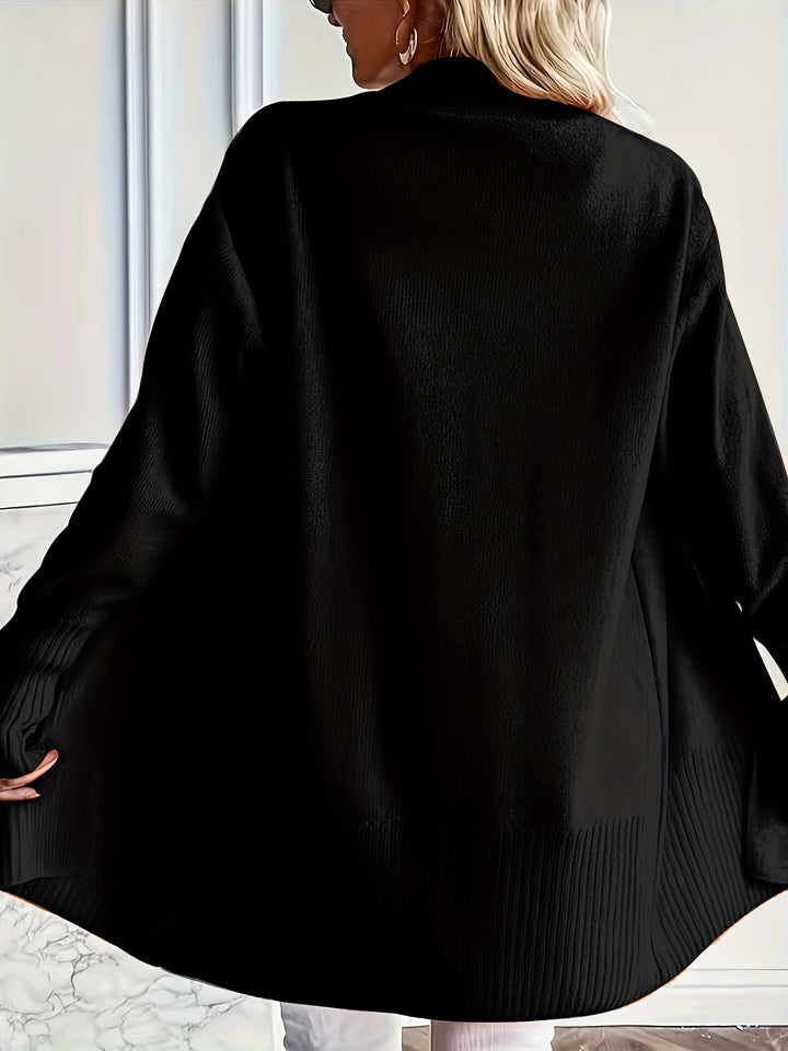 Miriam | Open-Front Draped Cardigan