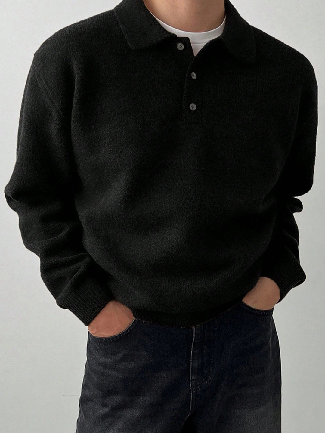 Rowan | Polo Collar Knit Sweater