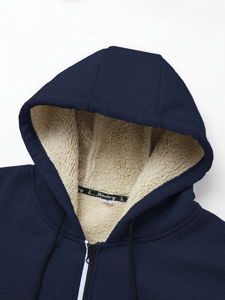 Thatcher | Cozy-Lined Hooded Zip-Up Jacket