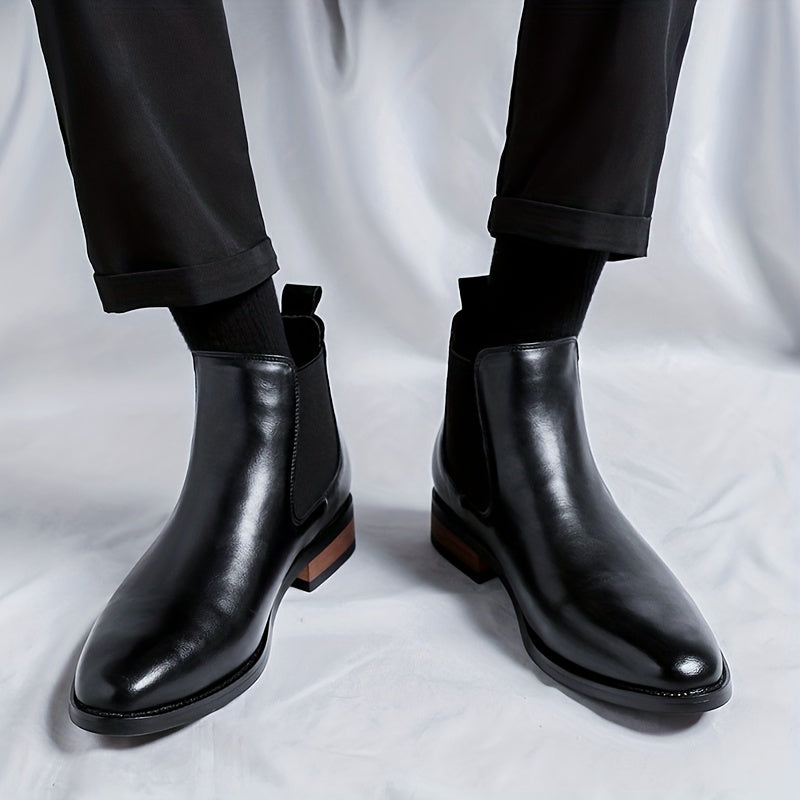 Percy | Refined Pointed Chelsea Boots