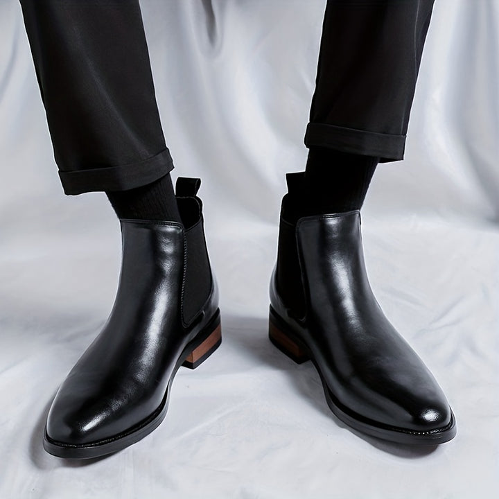 Percy | Refined Pointed Chelsea Boots