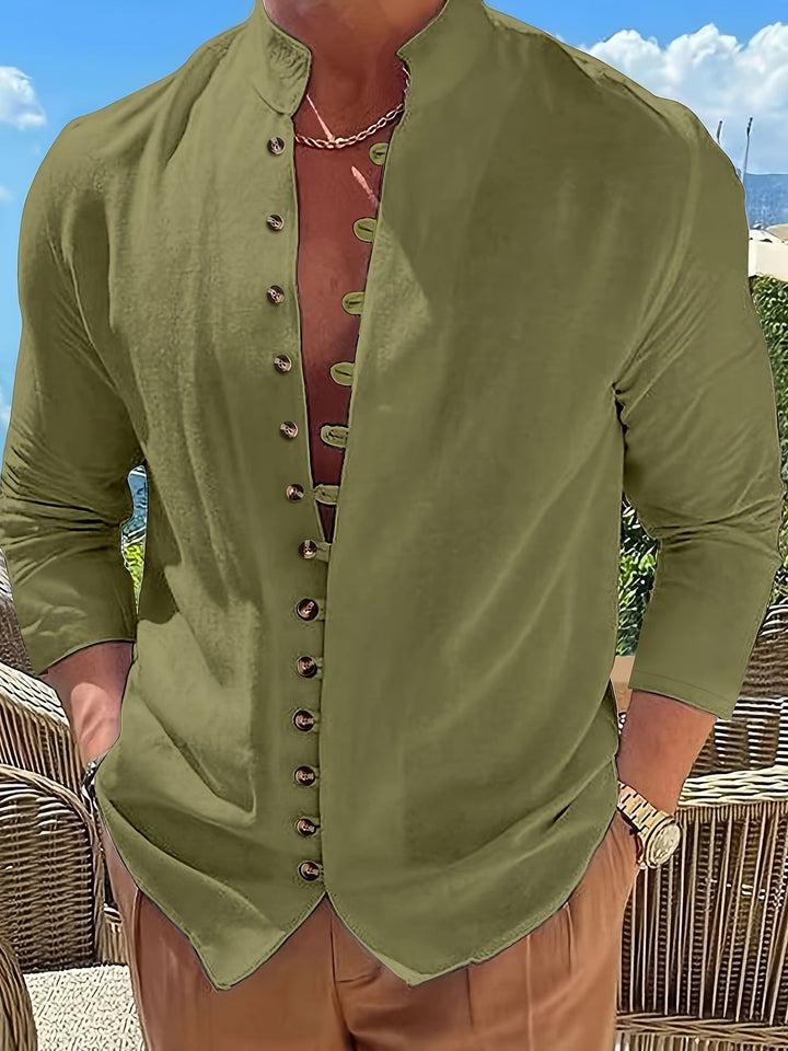 Troy | Stylish Retro Button Shirt