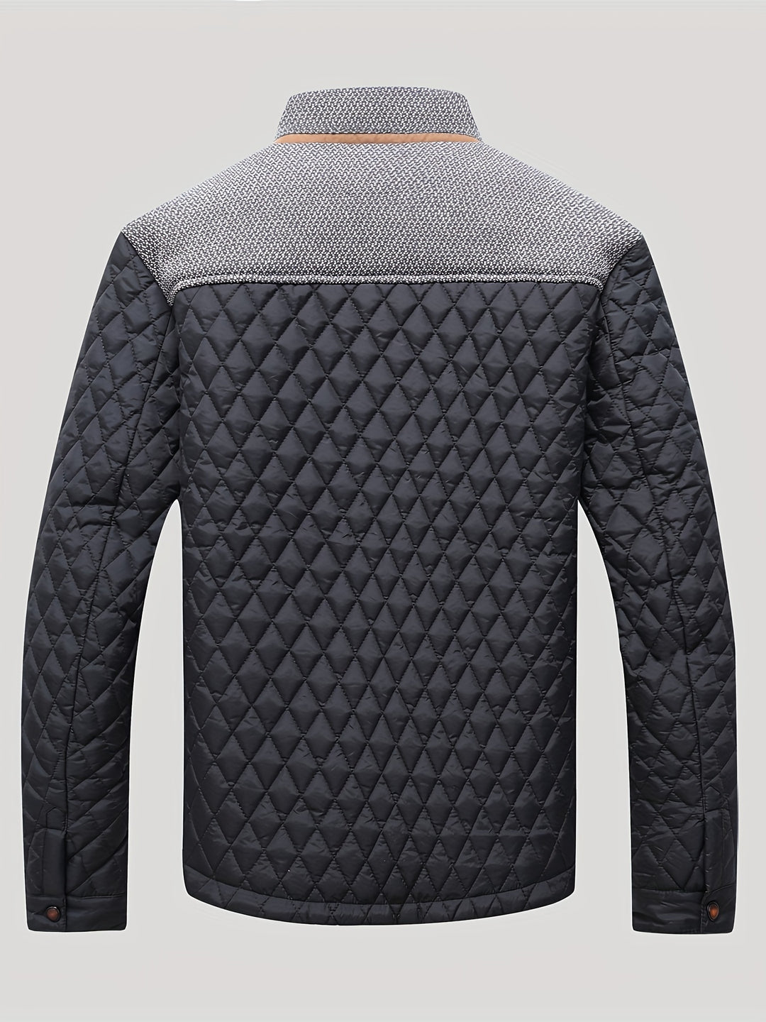 Thatcher | Diamond-Quilted Stand-Collar Jacket