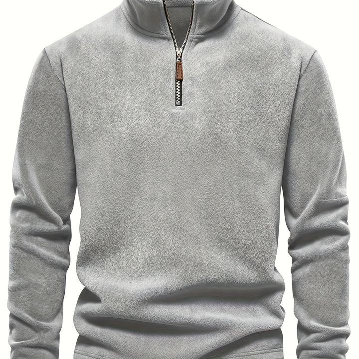 Roland | Stand-Collar Half-Zip Pullover