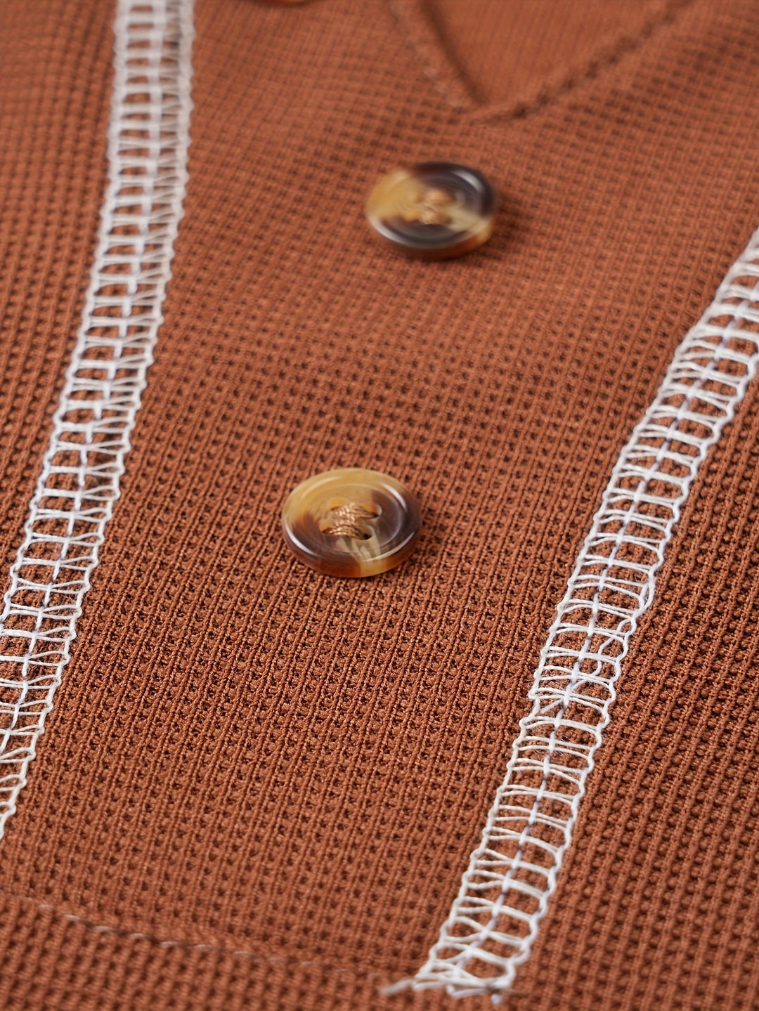 Sawyer | Textured Short Sleeve Henley