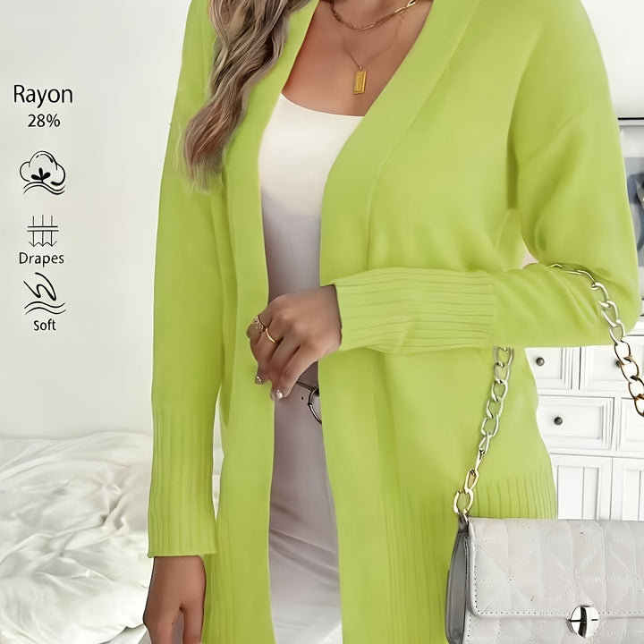 Miriam | Open-Front Draped Cardigan