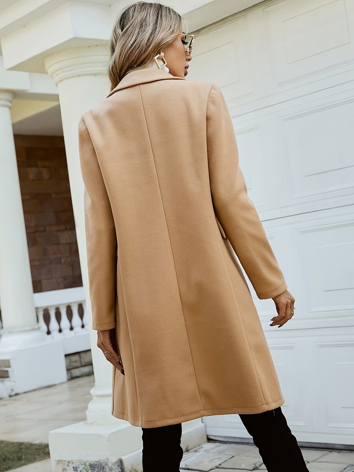 Constance | Tailored Double-Breasted Long Coat