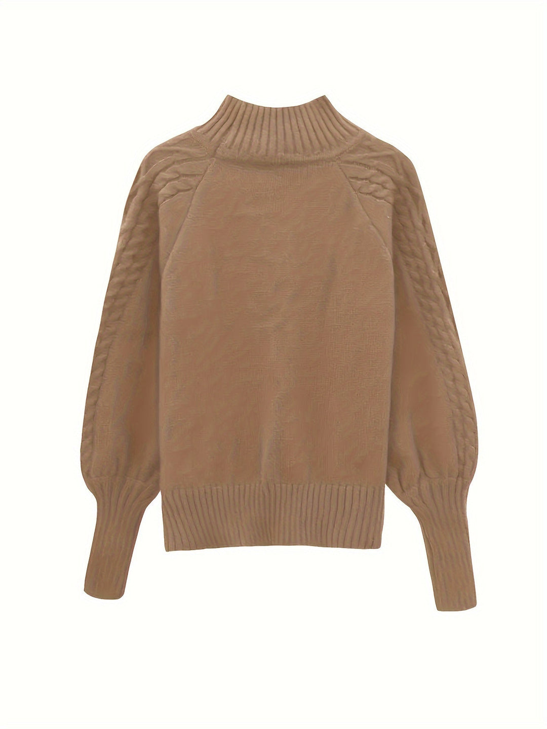 Diane | Textured Half-Collar Sweater
