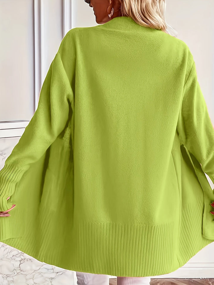 Miriam | Open-Front Draped Cardigan