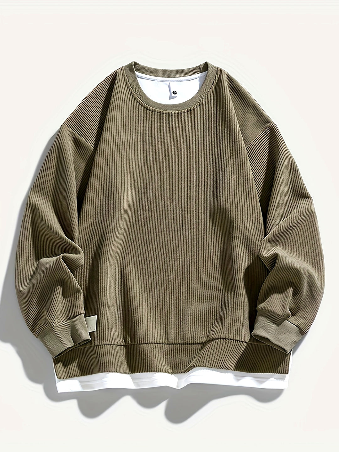 Brooks | Layered Crewneck Sweatshirt