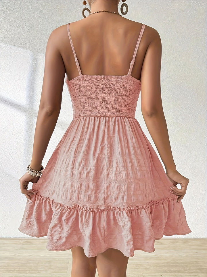 Sienna | Ruffle Hem Mini Dress