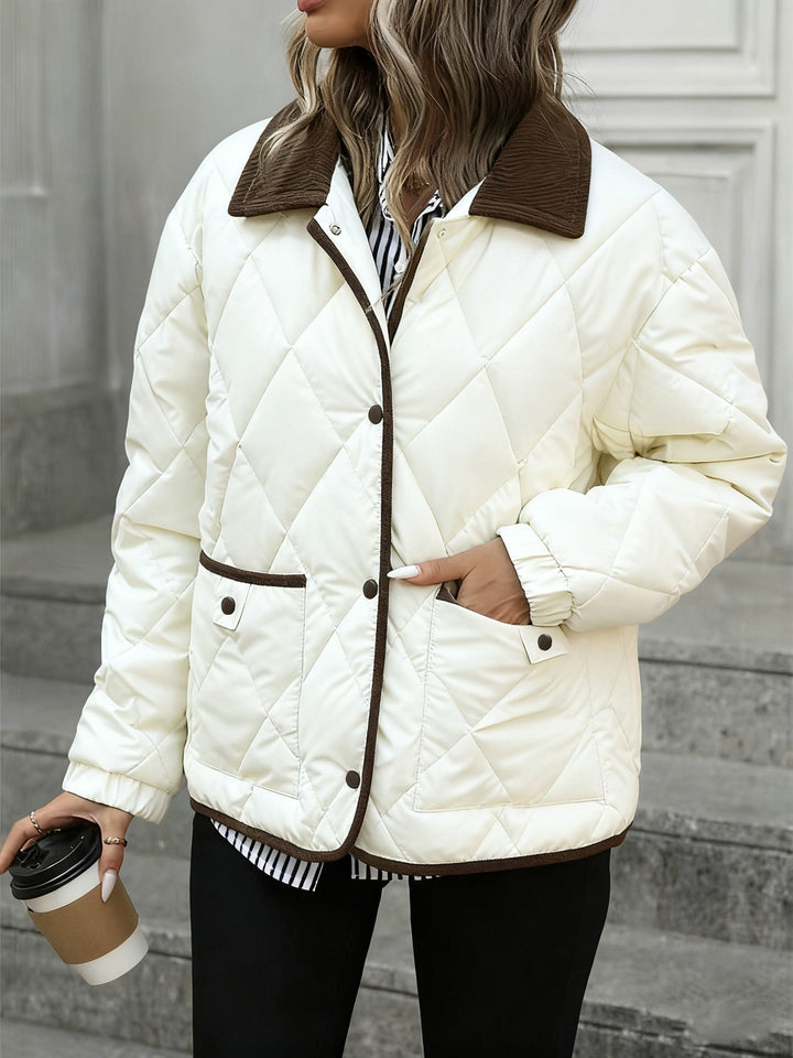 Rosalind | Quilted Diamond Padded Jacket