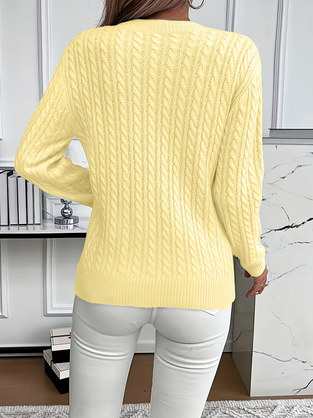 Heather | Cozy Cable-Knit Sweater