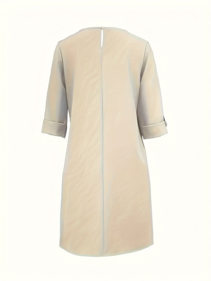 Esmae | Comfortable Round Neck Dress