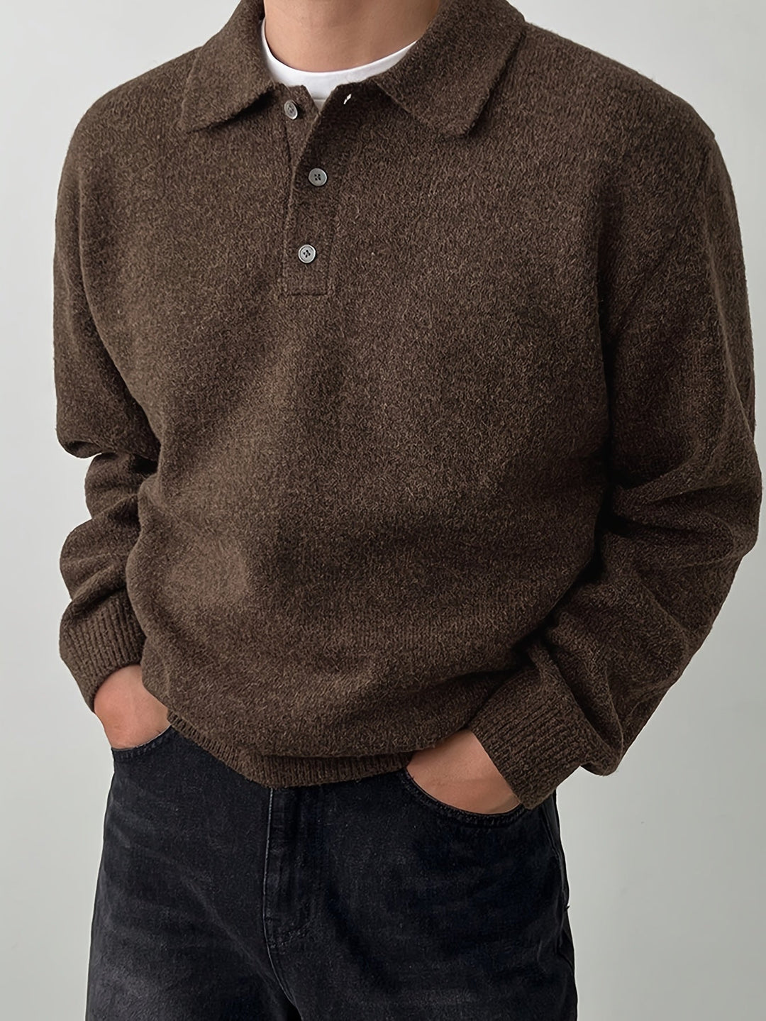 Rowan | Polo Collar Knit Sweater