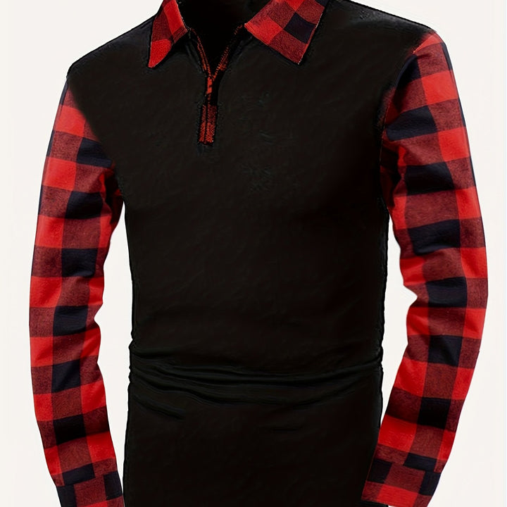 Ellis | Half-Zip Collared Polo Shirt