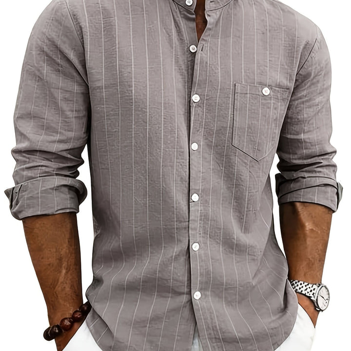 Miles | Refined Pinstripe Shirt