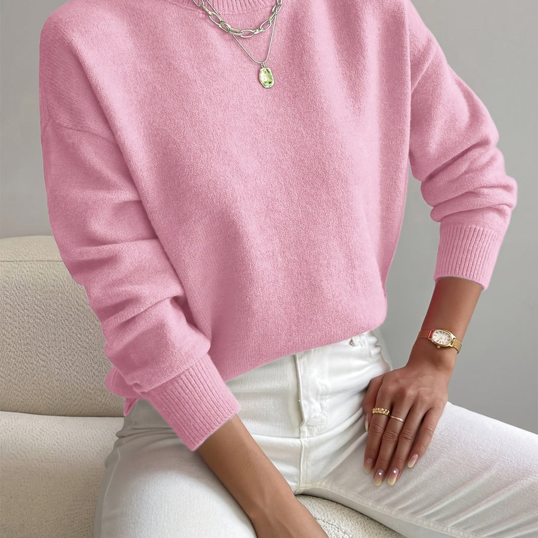 Lucille | Cozy Mock Neck Sweater