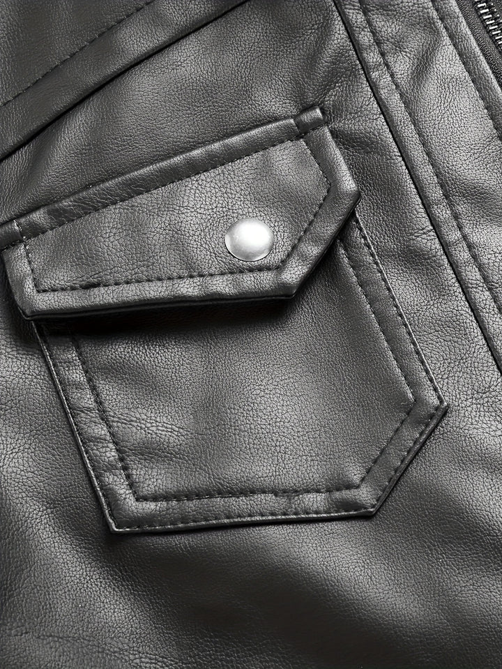 Rhys | Hooded Moto Jacket