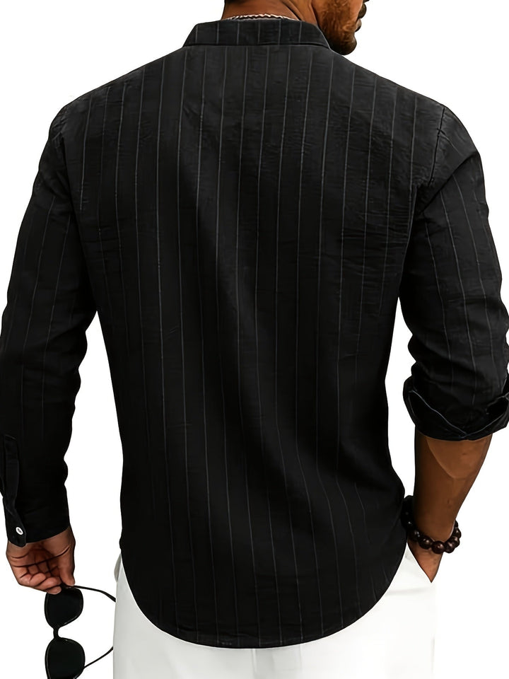 Miles | Refined Pinstripe Shirt