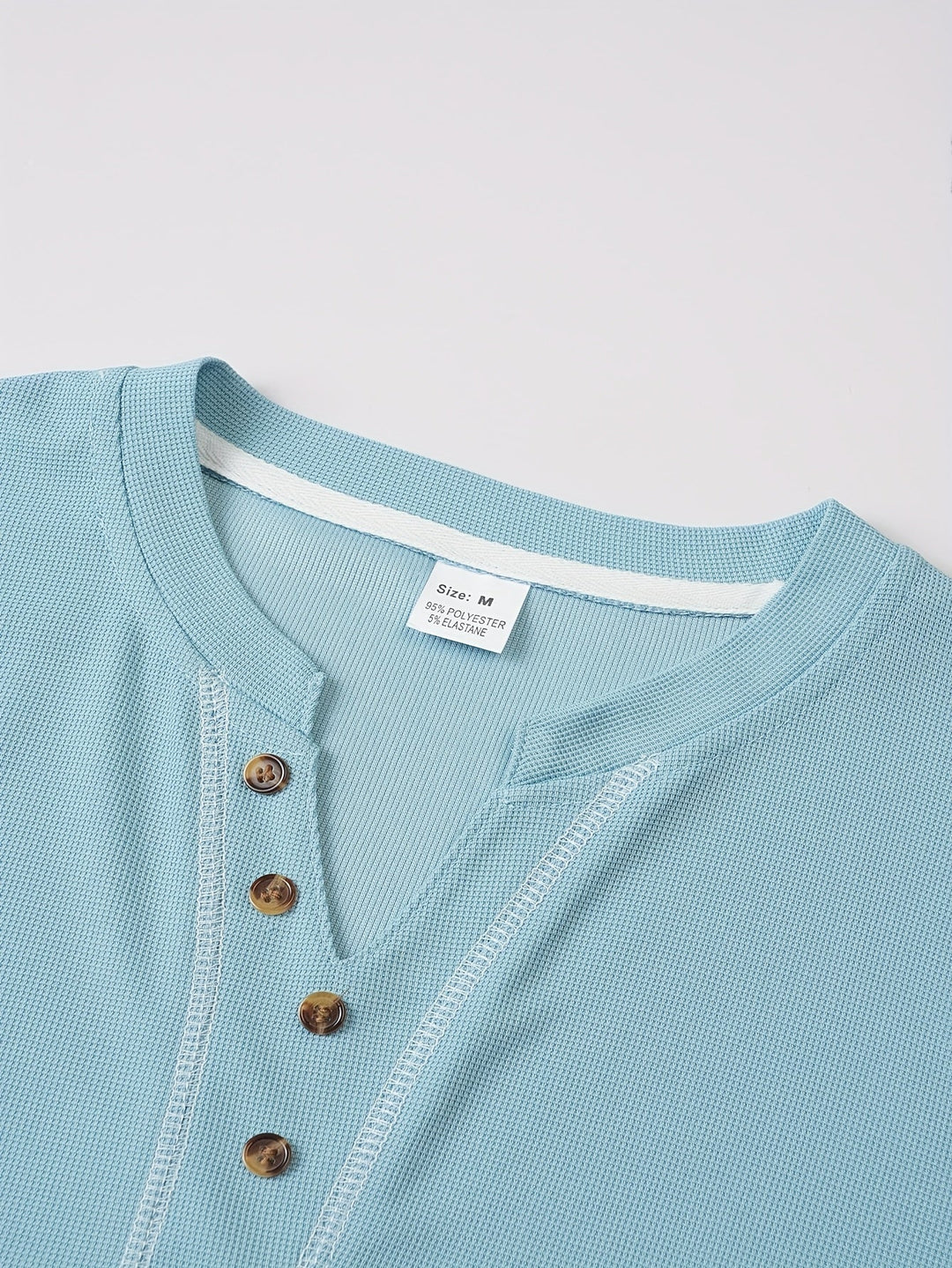 Sawyer | Textured Short Sleeve Henley