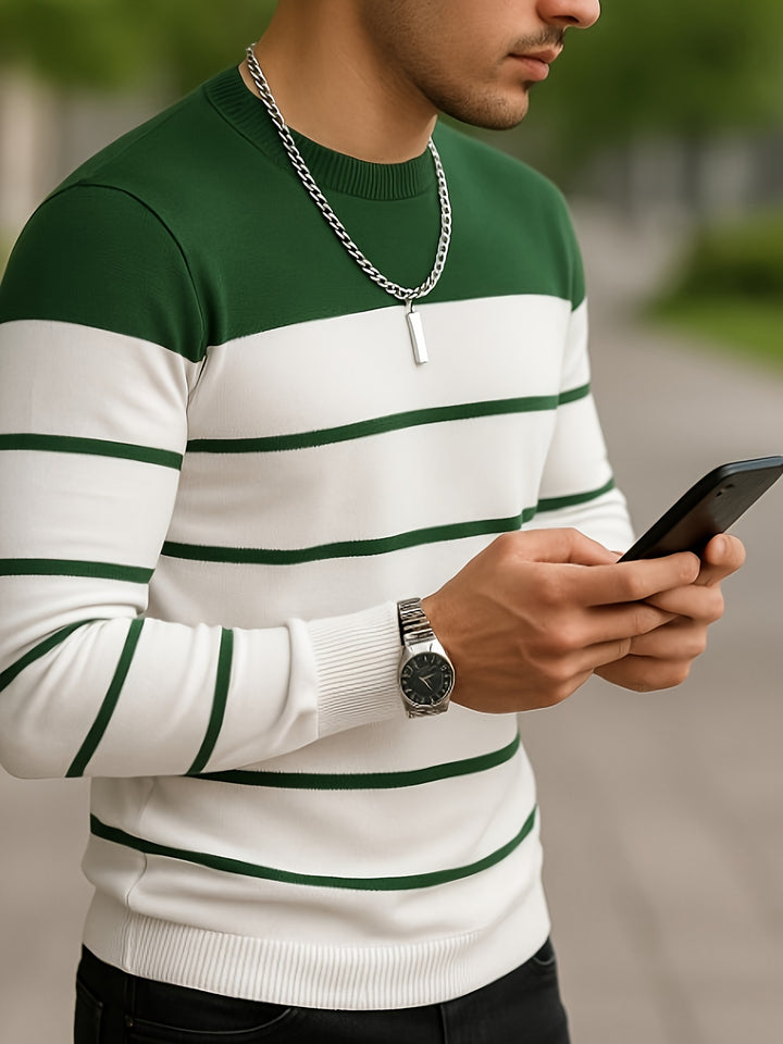 Hamish | Refined Striped Sweater